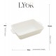 Refratário 29x16,5x5cm Porcelana Com Alça Basic Branco